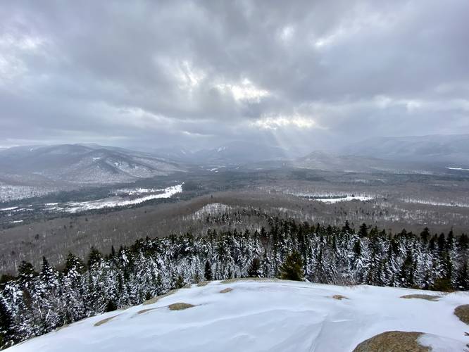 Mt. Van Hoevenberg Overlook with view into the High Peaks Wilderness