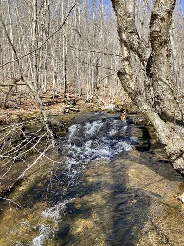 3-foot tall slide waterfall