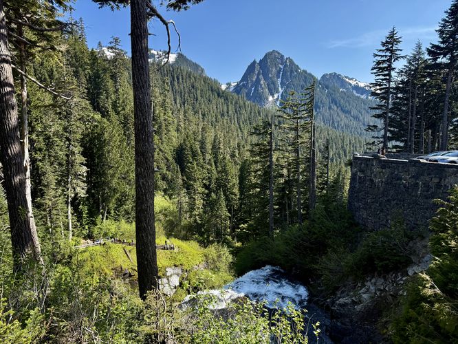 View above Narada Falls