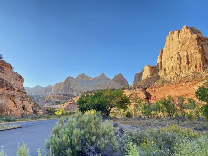 Navajo Dome Viewpoint at Capitol Reef National Park