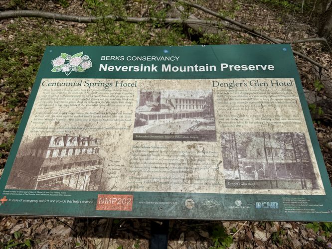 Centennial Springs Hotel historical info kiosk