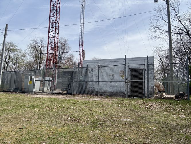 Neversink Mountain summit (radio tower)
