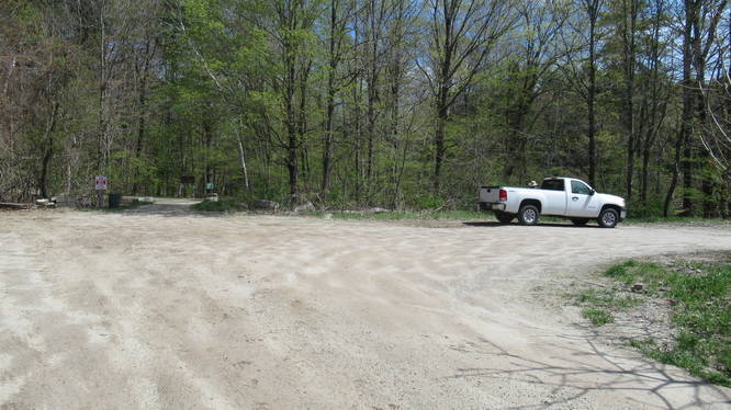Parking area near the 4H Youth Center