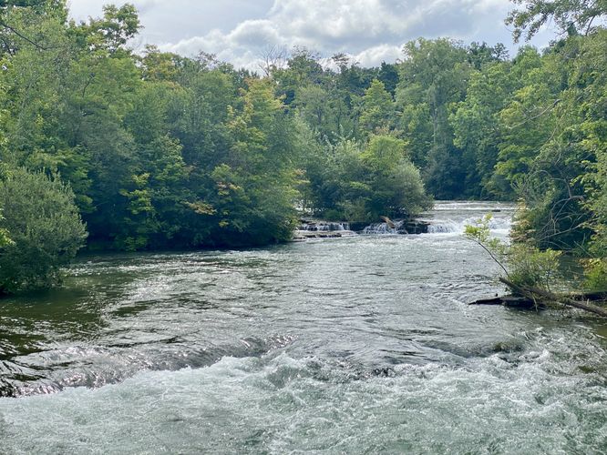 Niagara River upstream of American Falls