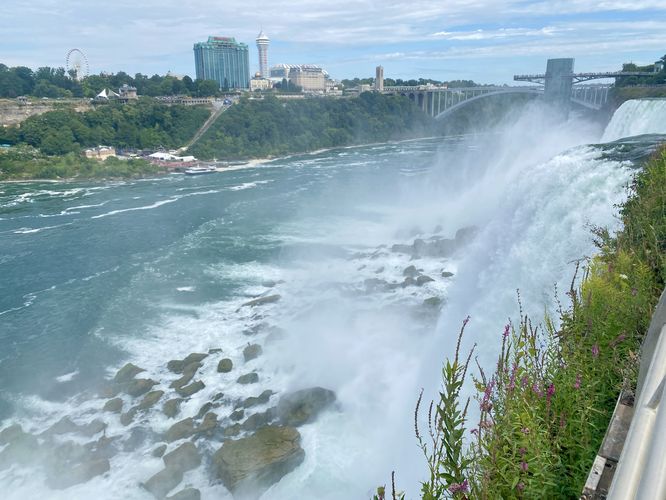 View of American Falls from Luna Island