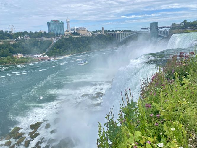 Top of American Falls from Luna Island