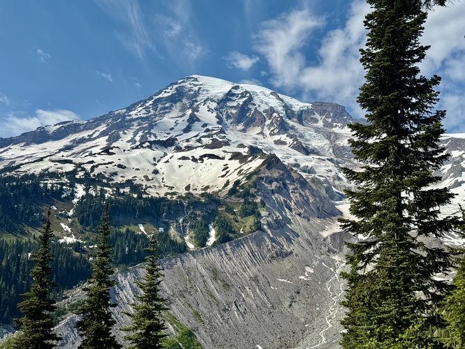 2nd vista of Mt. Rainier and Nisqually Valley