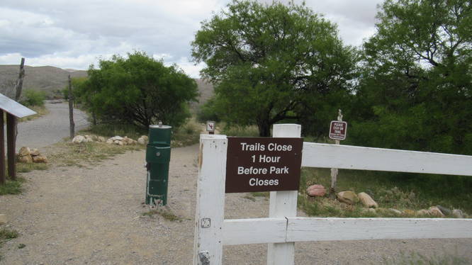 Trail entrance 