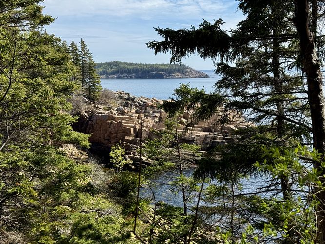 View of Great Head from Monument Cove