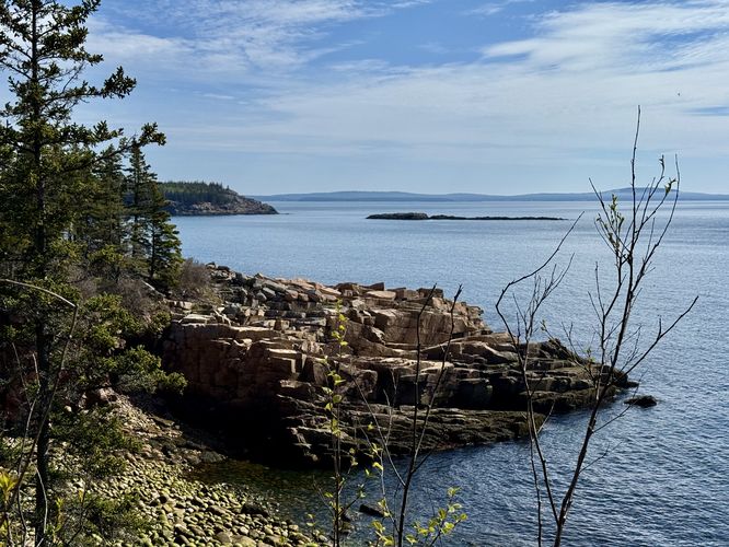View of Great Head and Monument Cove