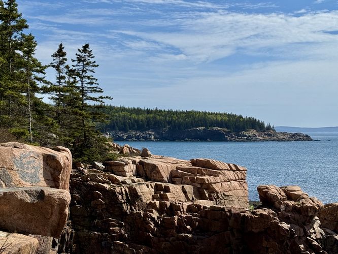Rocky coastline and Great Head views