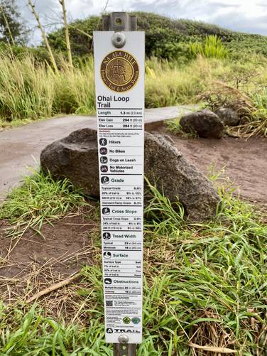 Ohai Trail trailhead information