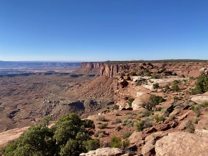 Orange Cliffs Overlook at Canyonlands National Park