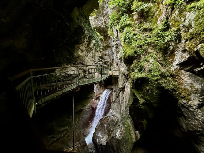 1st waterfall of Orrido di Bellano