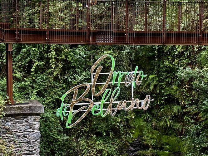 Orrido di Bellano sign