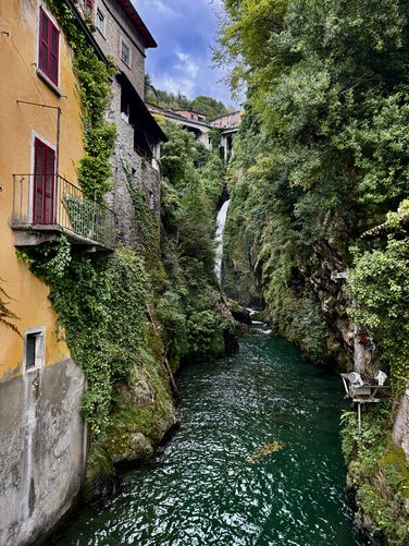 Waterfall in Orrido di Nesso (Nesso Gorge Waterfall)