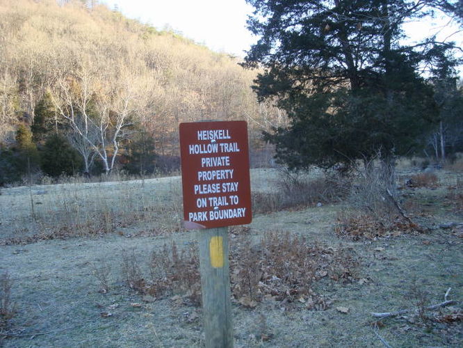 Picture 4 of Overall Run and Heiskell Hollow Hike 010311