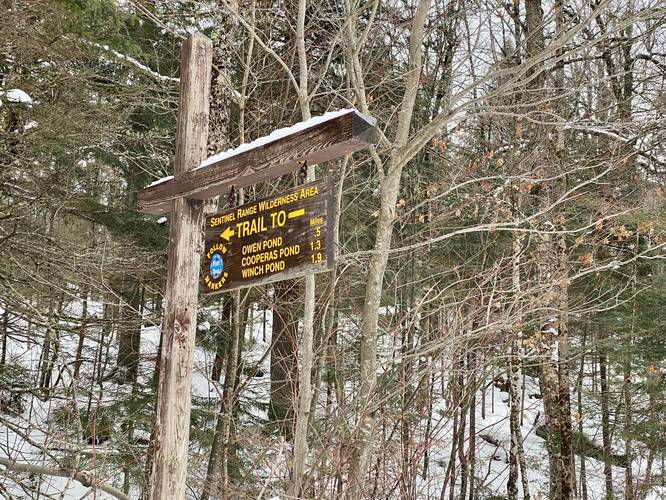 Owen Pond trailhead (Sentinel Range Wilderness Area)