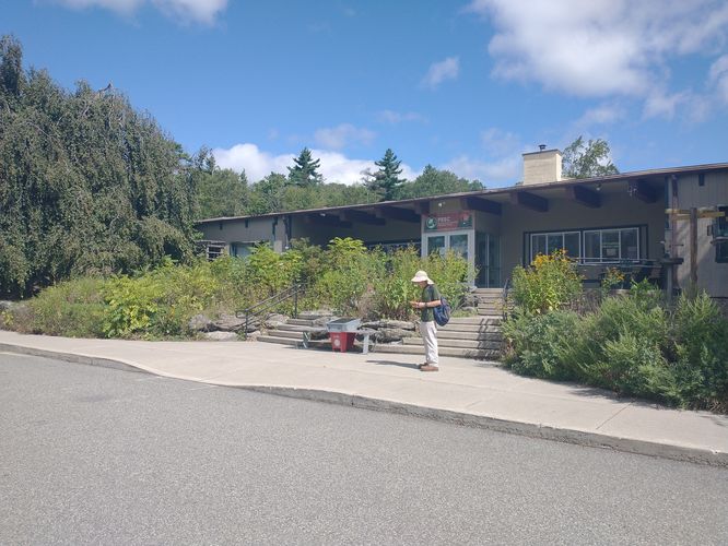 The entrance to the Pocono Environmental Education Center PEEC 