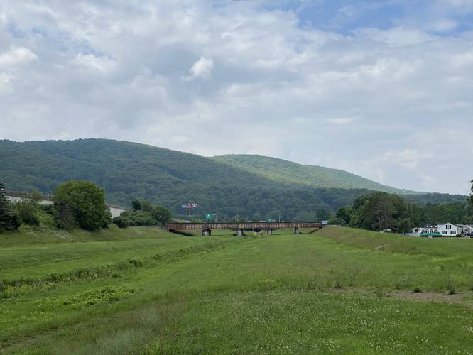 View of Higman Hill above Corning