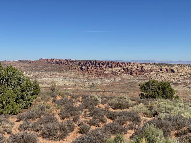 View of the Fiery Furnace from Panorama Point Overlook