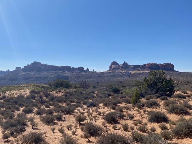 Panorama Point Overlook in Arches National Park