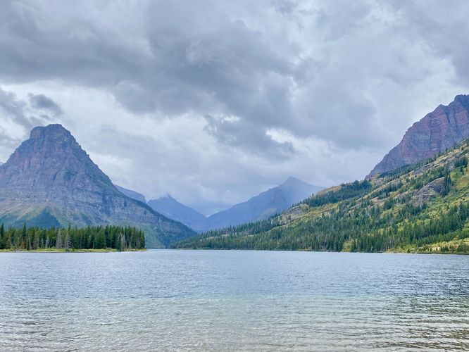 View of Two Medicine Lake