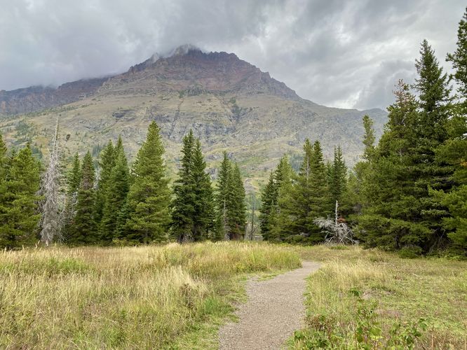 View of Rising Wolf Mountain