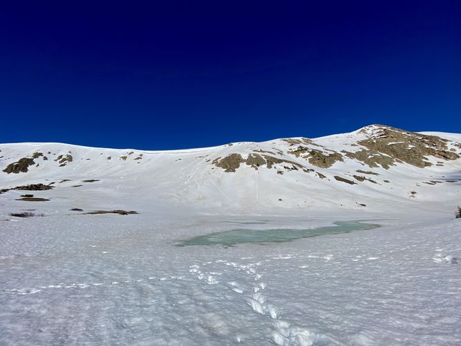 View of Pass Lake from near the outflow creek