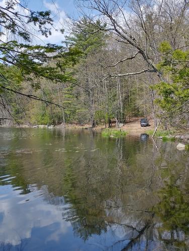 Round Pond Road used to be accessible but is now flooded
