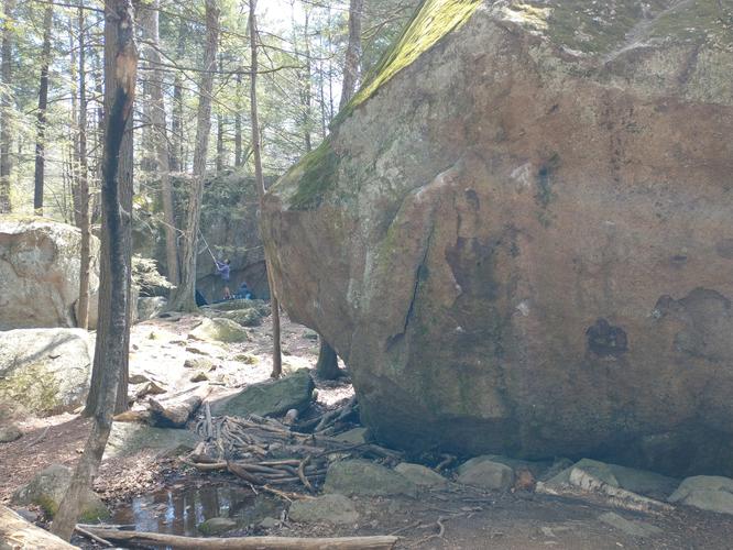 People Bouldering 