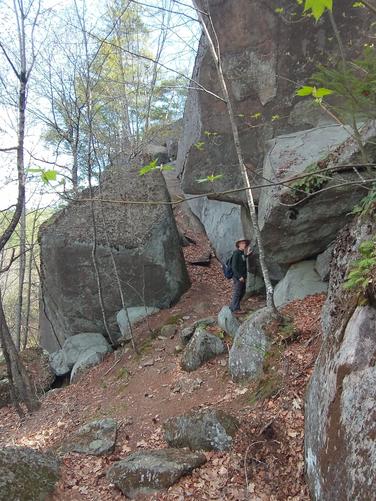 Massive Rock formations at Devil's Den