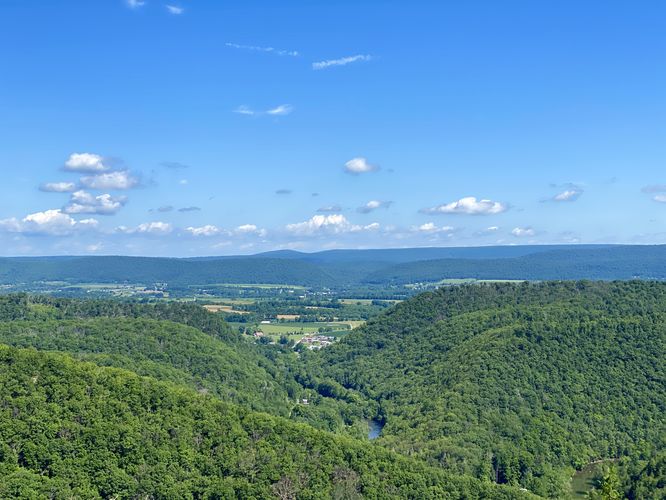 View of the Millheim Valley from Penns View