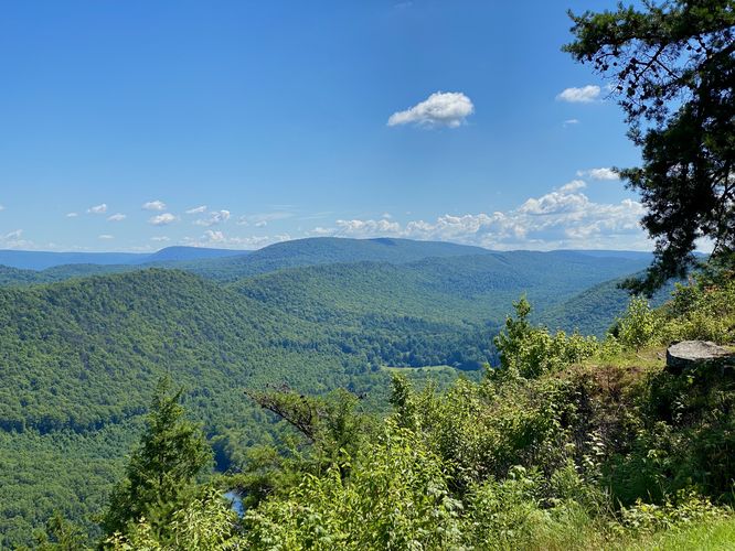 View of Elk Gap, Rupp Mountain, and Penns Creek