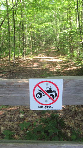 No ATVs allowed
