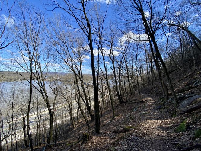 Steep slopes of Peters Mountain