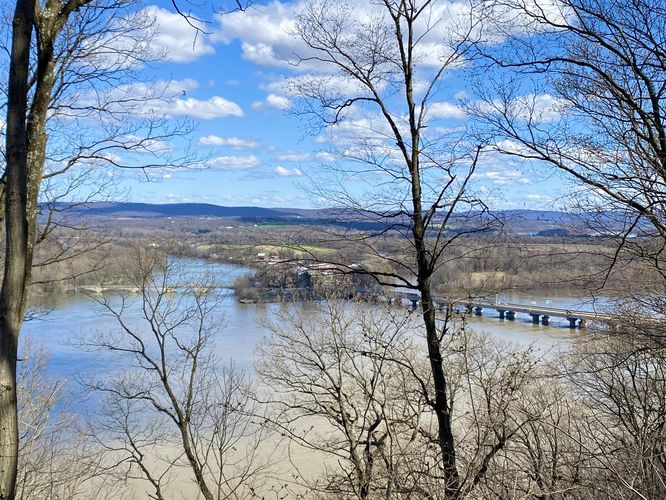 View of the Susquehanna and Juniata River confluence