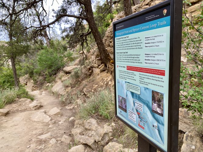 Petroglyph Point Loop Trail trailhead