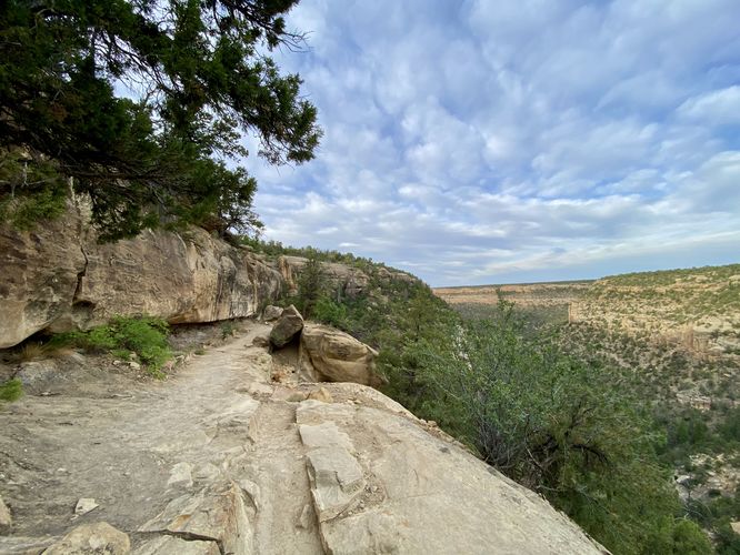 View of Spruce Canyon after the skinny rock tunnel