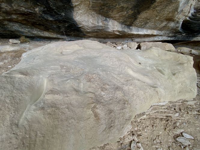 Ancient Puebloan grinding stone