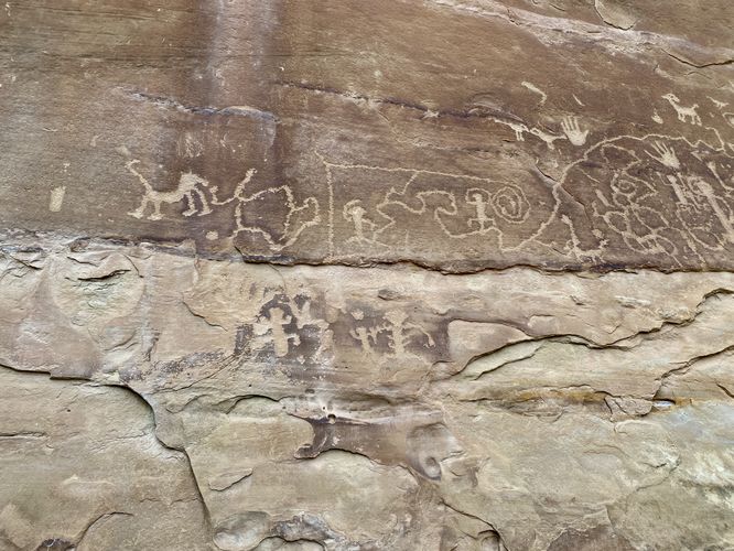 Petroglyphs of petroglyph point