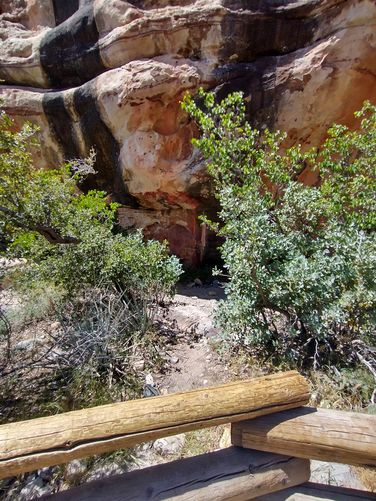 Barrier to help preserve Pictographs
