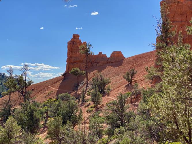 Rock formations as seen along the Photo Trail