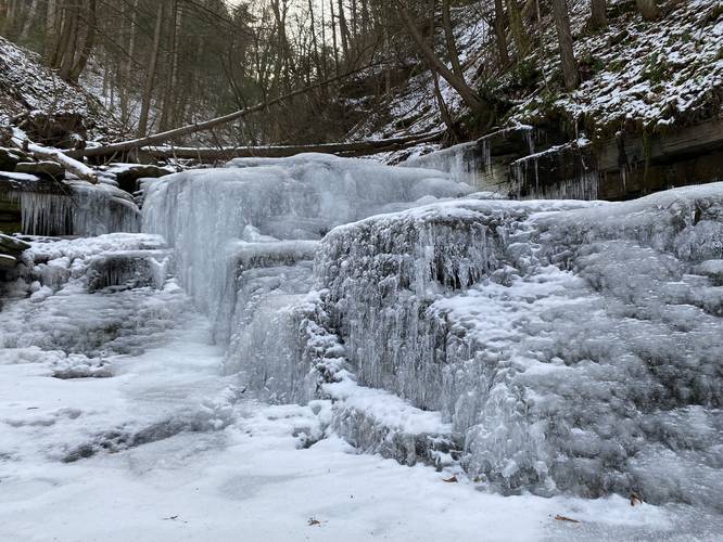Picture 11 of Pinafore Falls Winter Climb