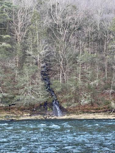 Pine Creek Falls multi-tiered (approx. 60-feet tall)