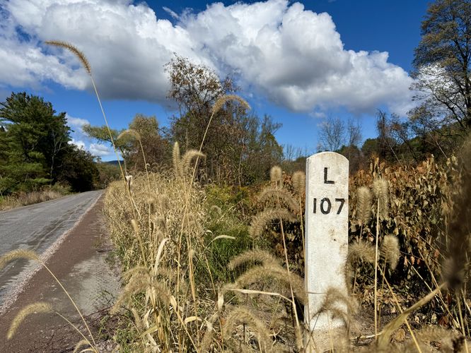 Historic railroad signage