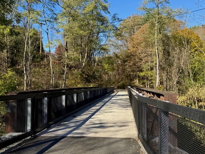 Bridge that crosses Marsh Creek