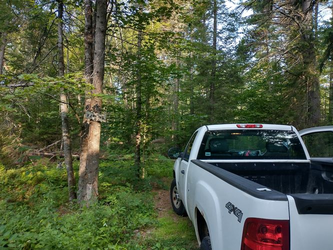 Limited parking at Trailhead