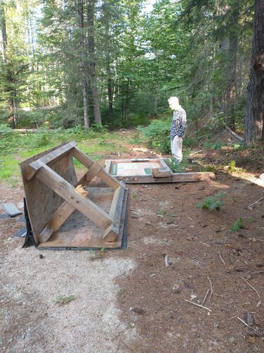 Broken Kiosk in Parking Area