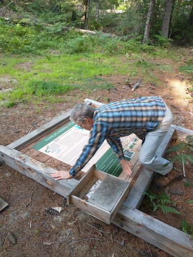 It was an effort to get information off of the broken Kiosk